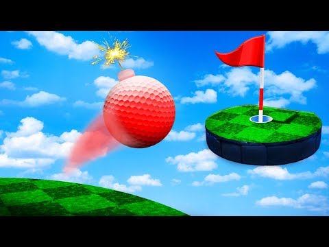 *NEW* GOLF GAME WITH EXPLOSIVES?! (SUPER INEFFICIENT GOLF)