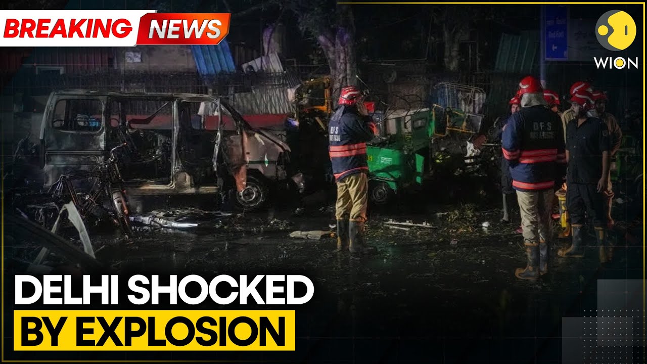 Red Fort Blast: Explosions Outside Red Fort Metro Station | WION BREAKING