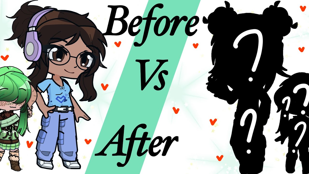 Before vs after (recreating my OCs part 1) - YouTube