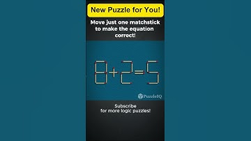 🧠 Logic Puzzle | Can You Fix the Equation?