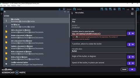 GDevelop Tutorial #9 How to Fire Bullets