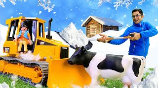 Nail Baba Kışın Çiftliği Kurtarıyor | Hayvanlar İçin Sıcak Ağıl