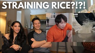UNCLE ROGER DISGUSTED BY THIS EGG FRIED RICE!! (BBC Food) [Couple Reacts]