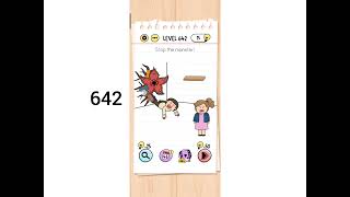 Brain Test Level 642 Walkthrough