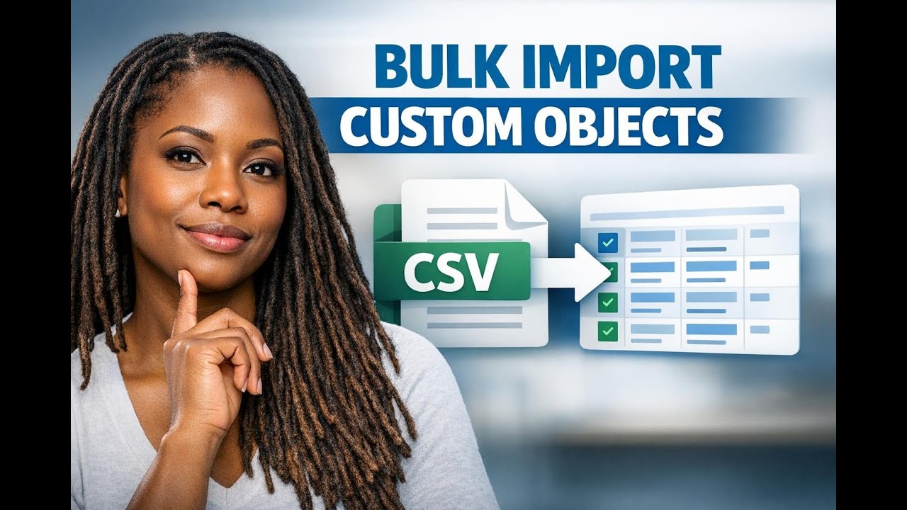 How to Bulk Import Custom Objects with CSV: Create or Update - YouTube