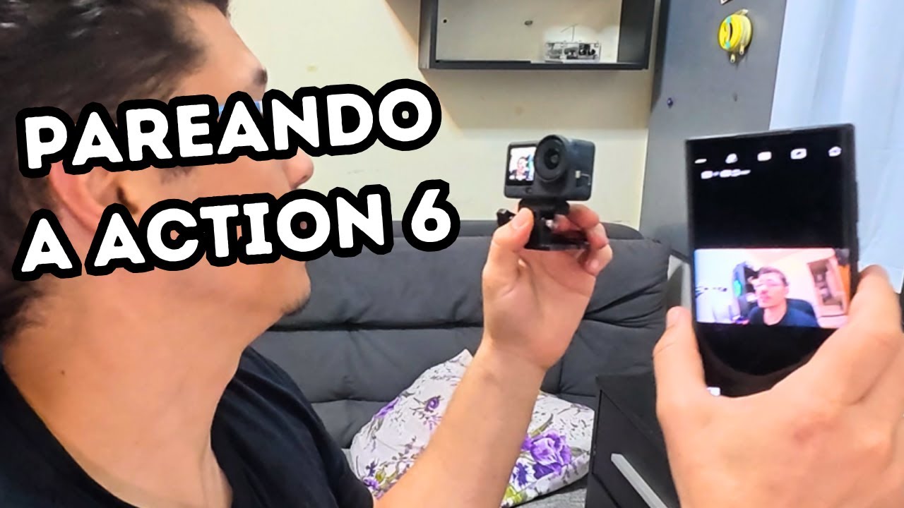 Primeira configuração inicial da Osmo Action 6 DJI