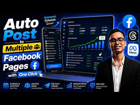 Auto Post to Multiple Facebook Pages with One Click – Facebook Automation