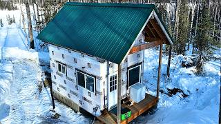 3 Years in the Making – I Finally Added Siding and Trim to My Alaskan Cabin!