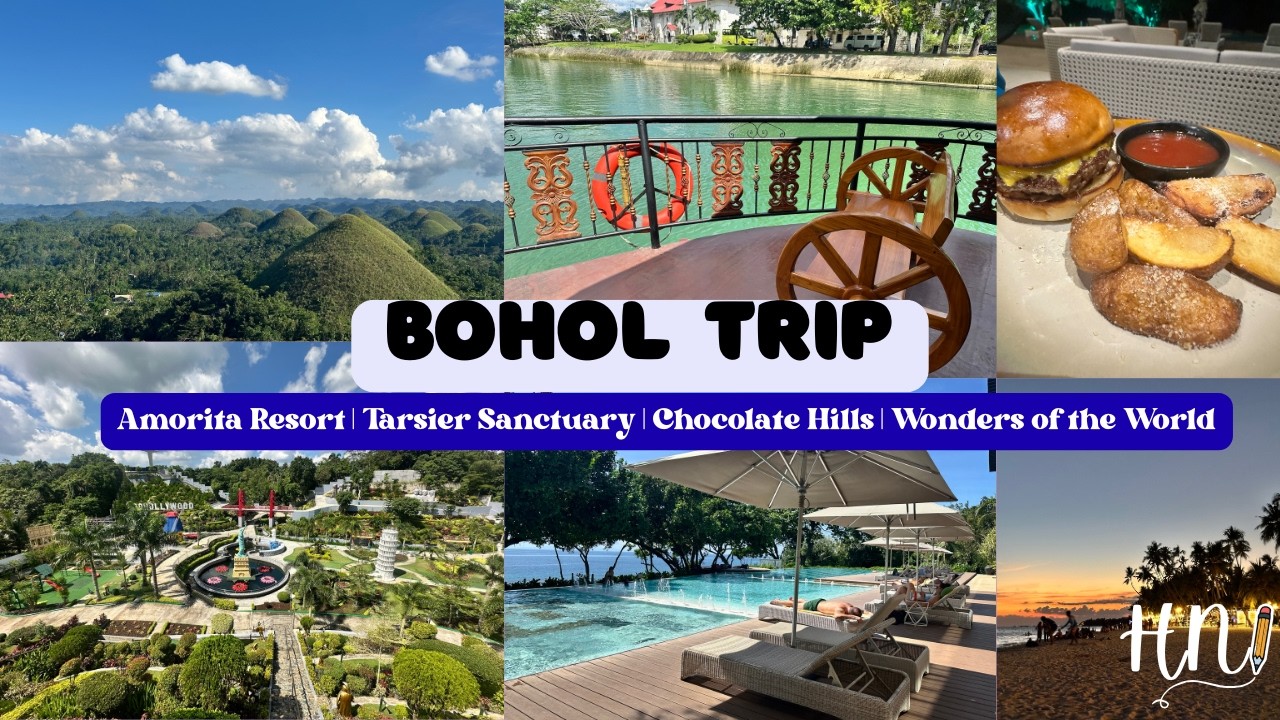 4K Bohol Tour 2026  | Amorita Resort | Tarsier Sanctuary | Chocolate Hills and many more!