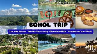 4K Bohol Tour 2026  | Amorita Resort | Tarsier Sanctuary | Chocolate Hills and many more!