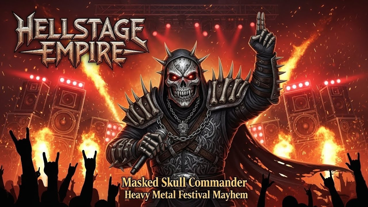 ⚡ Best Music HELLSTAGE EMPIRE 🔥 Masked Skull Commander 🎸 Heavy Metal Festival Mayhem