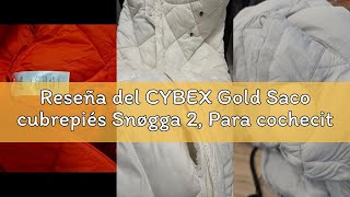 Reseña del CYBEX Gold Saco cubrepiés Snøgga 2, Para cochecito de bebé, Para niños de 6 meses a 3 año
