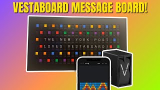 Vestaboard Message Board The Smart Display With A Classic Twist
