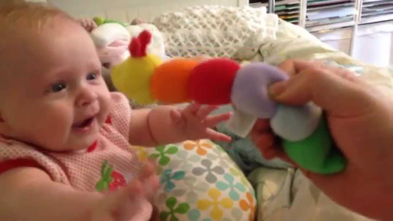 Giggling Baby versus the Silly Worm