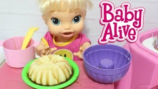 🍼 BABY ALIVE HORA DE COMER PREPARANDO PUDIM COM CALDA PARA BABY ALIVE E OUTRAS BONECAS COMIDINHAS