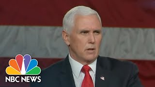 Trump Pressures Pence Ahead Of Electoral College Certification | NBC Nightly News