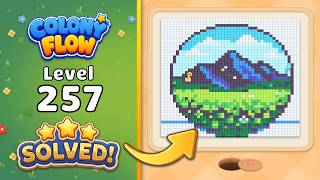 Colony Flow! - Level 257 Walkthrough 🧩 | Solution & Gameplay (ABI GAMES) 🐜