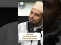 SHIKANENI NA JAMAA NA CHUNGENI MSIFARIKIANE Sheikh Mbarak Aweis 