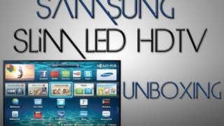 40 in. LED HDTV UNBOXING: Samsung 40-Inch 1080p Slim LED Smart HDTV
