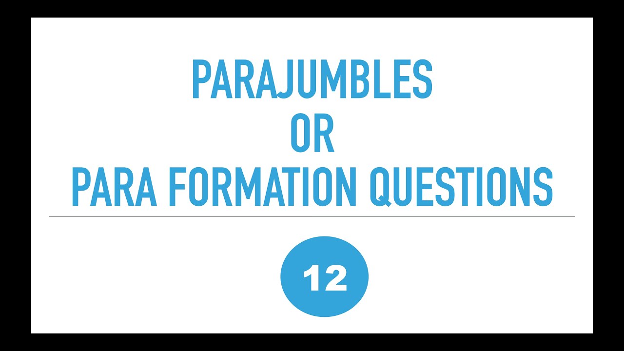 Parajumbles 12 - YouTube
