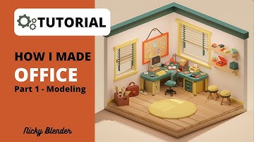 How to make an OFFICE | Part 1 - Modeling | Blender 3.0 Tutorial