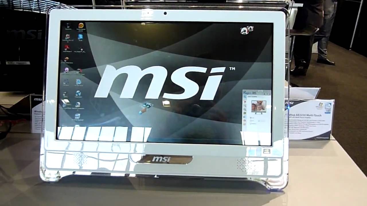 MSI WindTop AE2220 Multitouch ION @ IFA 2009 -