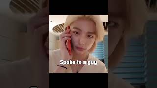 I swallowed shampoo😔✌ #straykids #kpop #hyunjin #seungmin #shorts #funny #fyp #blowup #trend