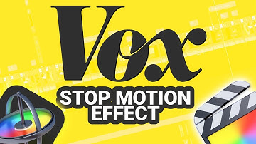 How To Do Stop Motion Like Vox • Motion 5