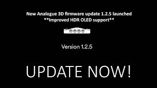 Analogue 3d update 1.2.5 dropped today! What's in it? Is it worth the update? #analogue3d