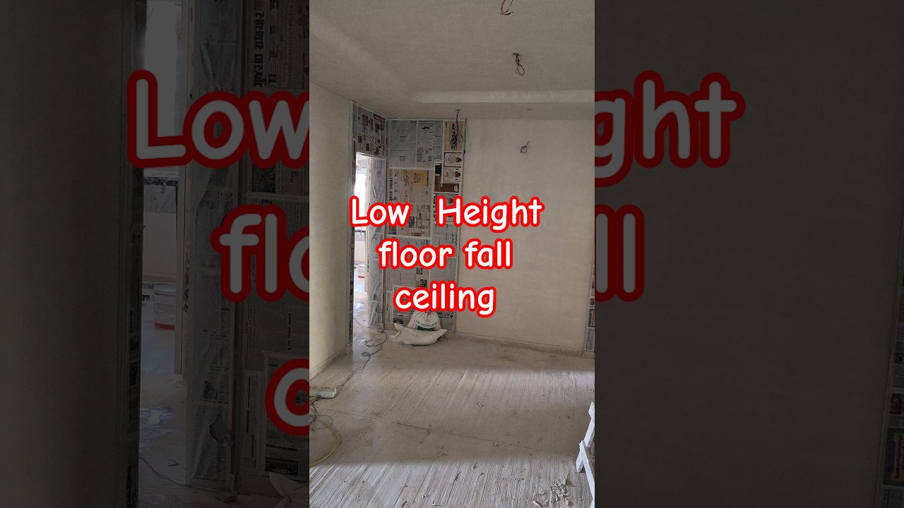 Low Height Floor Fall Ceiling Design | Modern & Simple Ideas