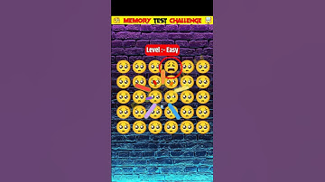 Memory Test 🤯 || Find The Odd Emoji Out || Emoji Puzzle Quiz || part 44 || #shorts #quiztime
