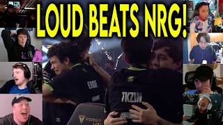 Valorant Streamers React To LOUD Destroying NRG In VCT Champions