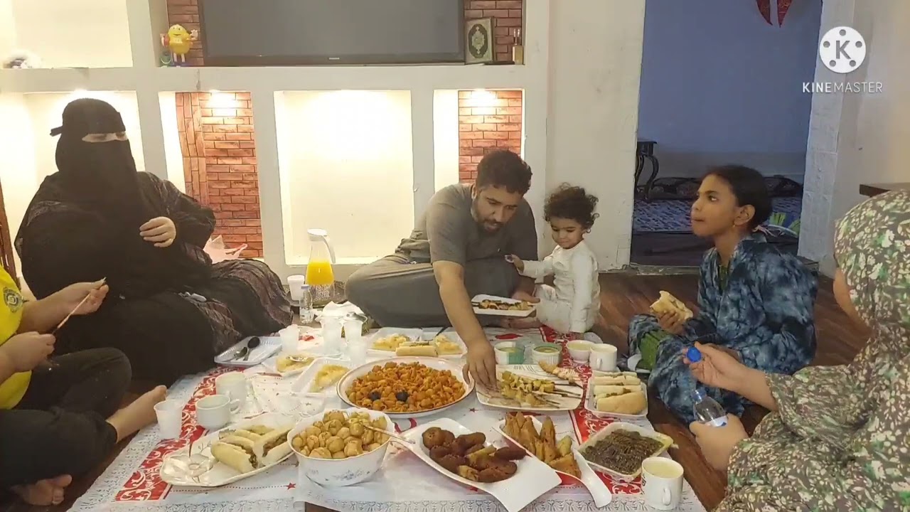 فطور ثانى يوم من رمضان وين جيش عزيزة تبغا تكسب المسابقة