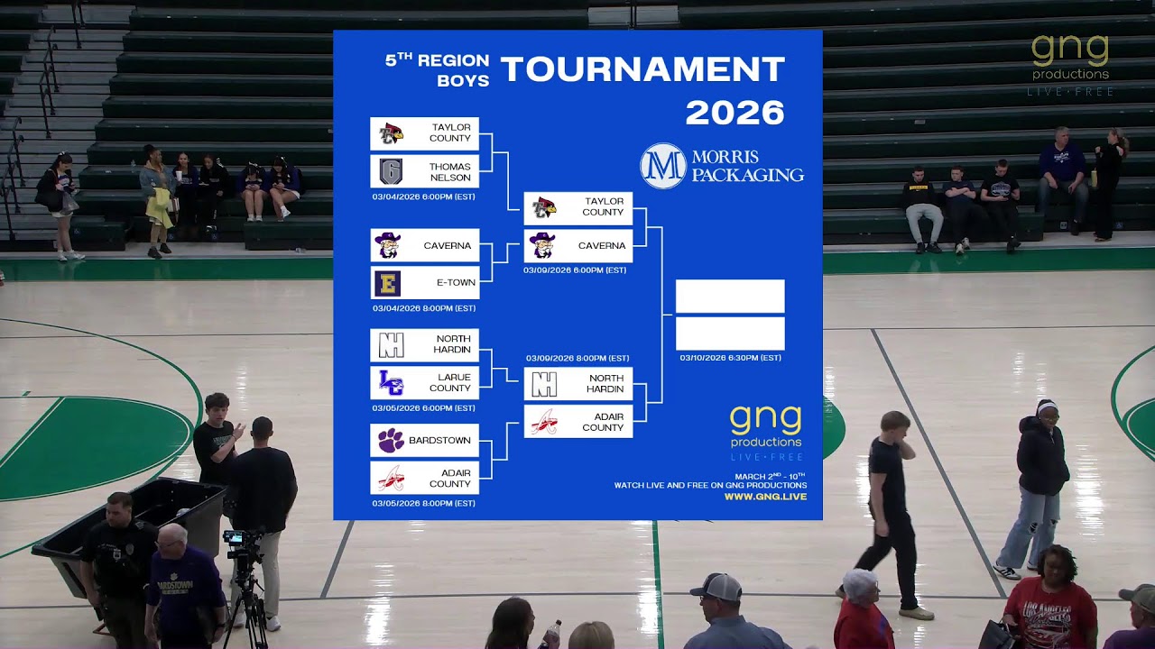 2026 5th Region Tournament - Boys Quarterfinals Mar 5 2026