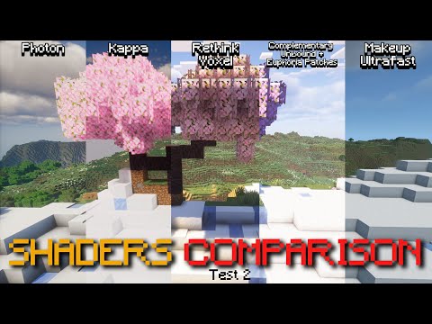 Minecraft Shaders Test 2 - Photon vs Kappa vs Rethink Voxel vs Complementary vs Makeup Ultrafast