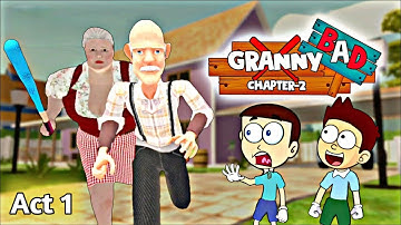 Bad Granny Chapter Two Act 1 - Android Game | Shiva and Kanzo Gameplay