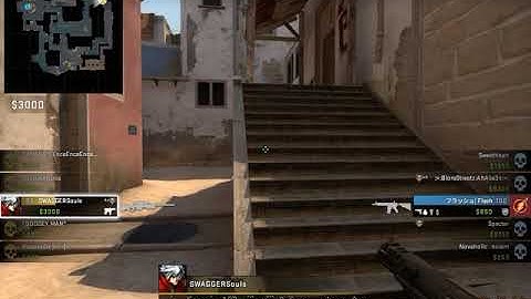 CSGO INSANE 1 V 5 ACE CLUTCH NO ARMOR ON MIRAGE