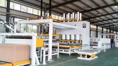 Melamine short cycle press line for laminated MDF board, Particleboard, Chipboard and Plywood