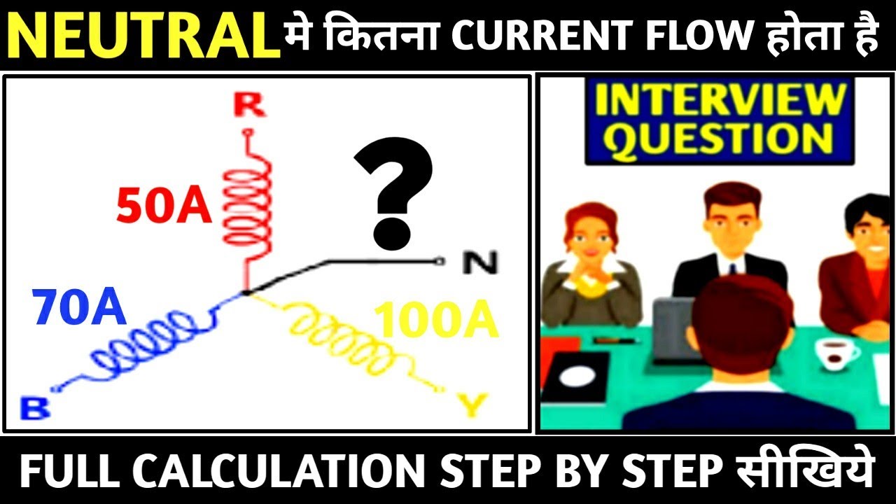 How To Calculate Neutral Current! 3 Phase Neutral Current Calculation