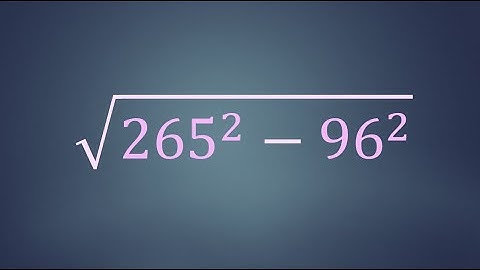 No Calculator|  You should know this idea | Preparation for UKMT AMC BMO AIME I II Senior 2022 2023