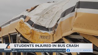Missouri Highway Patrol investigate a bus crash near Thomasville, MO