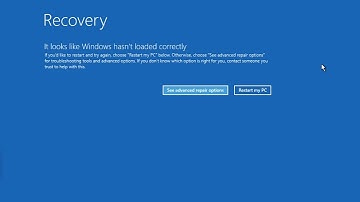 Recovery windows 10 hasn