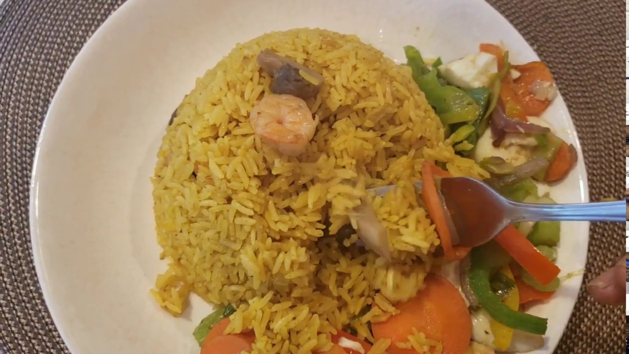 how to prepare curry rice recipe/Turmeric rice /yellow rice recipe