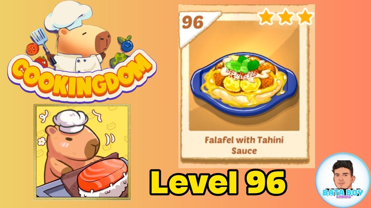Cookingdom level 96 solution walkthrough ( falafel with tahini sauce ...