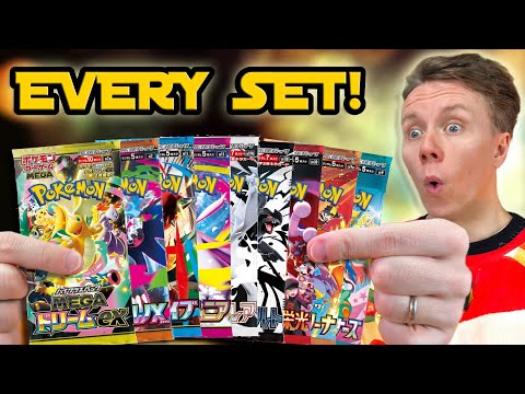 Opening EVERY 2025 Japanese Pokemon Card Set (5 Packs Each