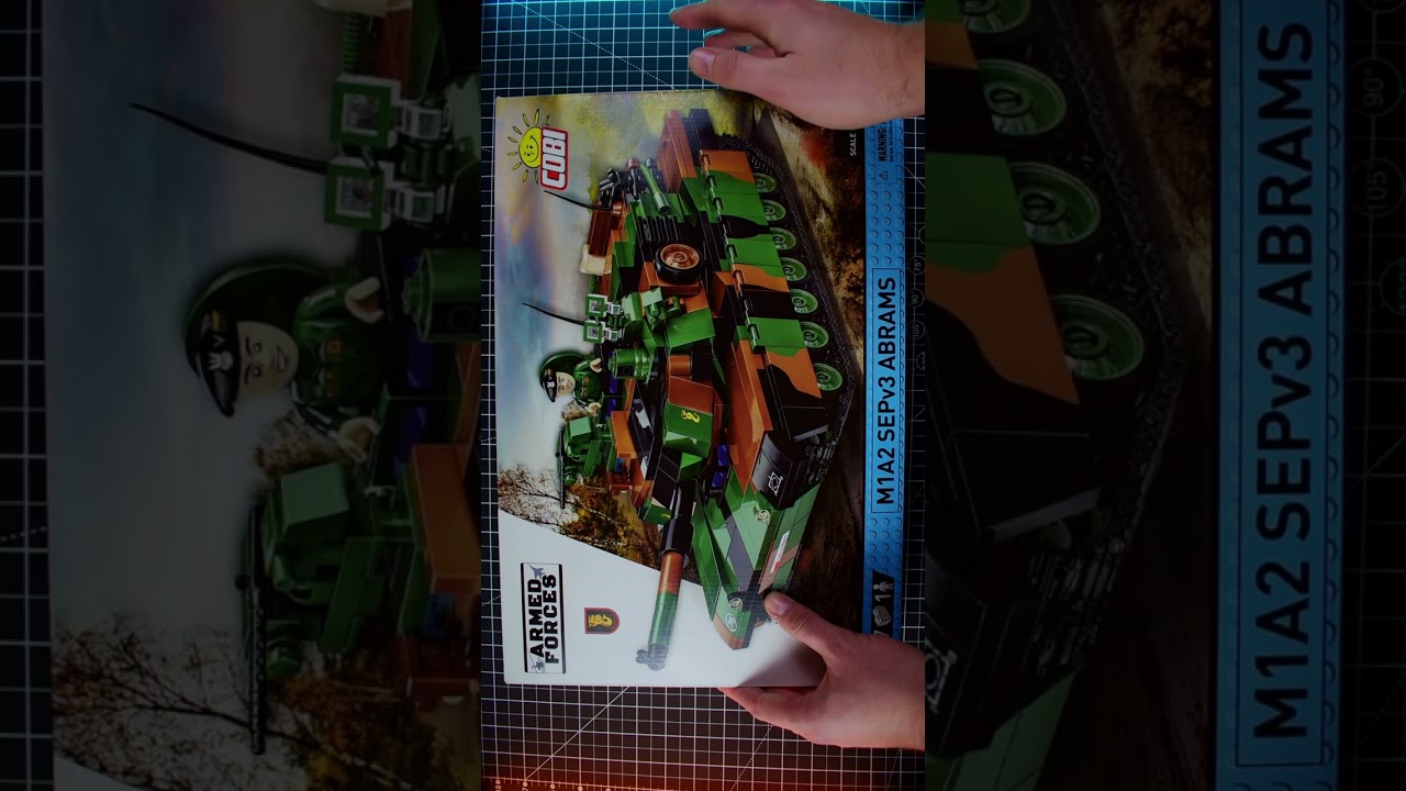 M1A2 SEPv3 ABRAMS ⚔ Польский армейский танк - COBI 2623 - серия Вооружённых сил 