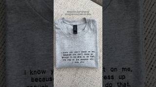 PT 108- embroidering the dumb sh*t men say to my friends on tshirts for them #embroidery