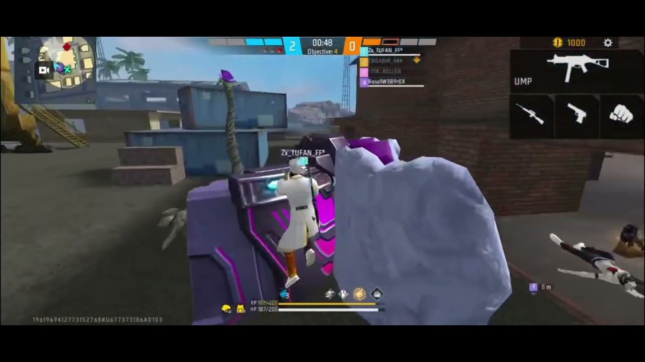 ZX_TUFFAN_FF⁸. 1VS4 CLUTCH. SHORTS.VIRAL .COM - YouTube
