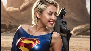 KI - AI generated Miley Cyrus as Supergirl Part 14