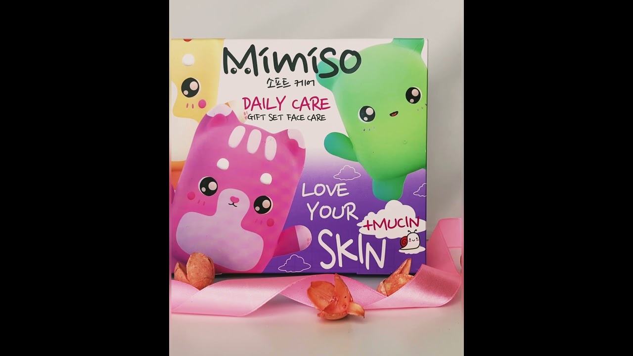 MIMISO Подарочный набор DAILY CARE Гоммаж для лица мята и мелисса + Пенка алое + Маска для лица киви